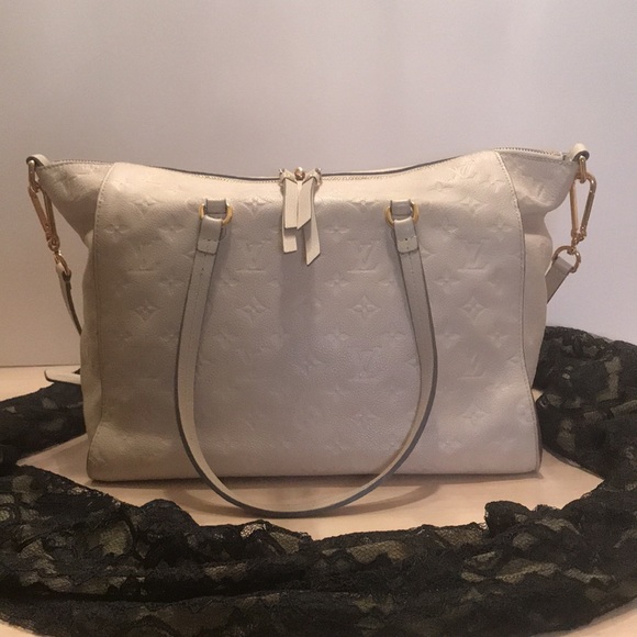 πHPπ πΎFIRM EUC Louis Vuitton Lumineuse Emp PM Tote #SP4161 - Picture 2 of 16